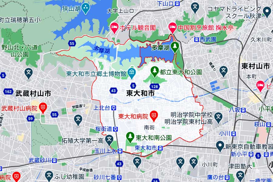 東京「東大和市」の鉄道はなぜ南端しか走っていないのか