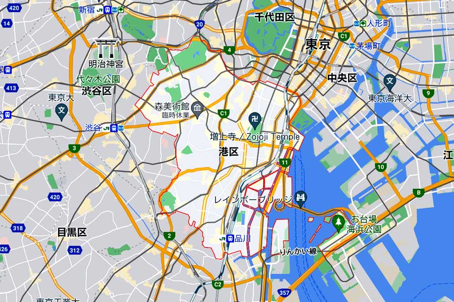 東京「港区」なのに「港」っぽいイメージが全くしない理由