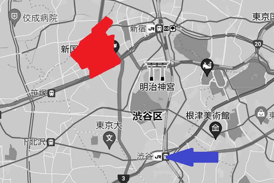 渋谷区「本町」なのに渋谷駅からずいぶん離れている理由