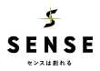メンズ　SENSE　ロゴ